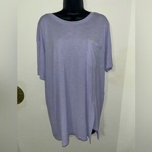 FP Movement by Free People Lavender Oversized Tunic Tee